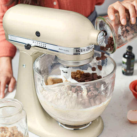 KitchenAid Artisan Tilt-Head Stand Mixer, 4.8L, 300W, Almond Cream