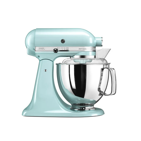 KitchenAid Artisan Tilt-Head Stand Mixer with Extra Accessories, 4.8L, 300WL, Ice Blue