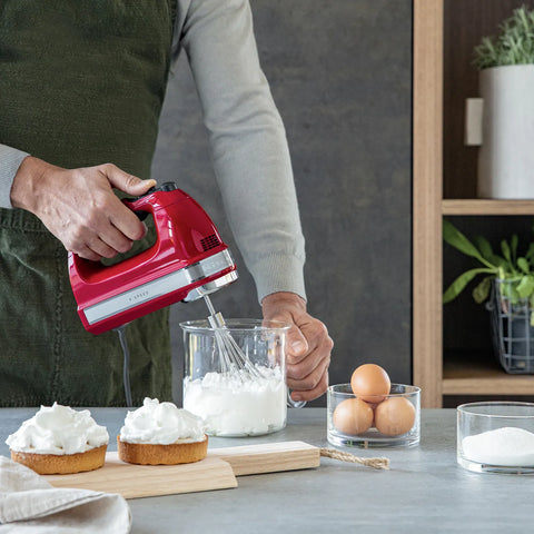 KitchenAid Hand Mixer, 4.8L, 300W, Empire Red