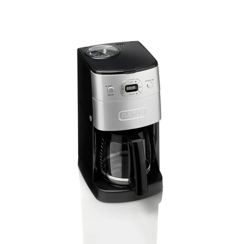 Cuisinart Grind & Brew Automatic Filter Coffee Machine, , 1000 W, Silver Black