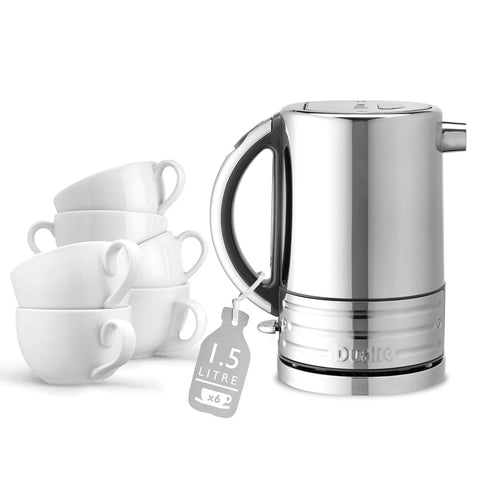 Dualit Architect Kettle, 1.5L, Grey Multi