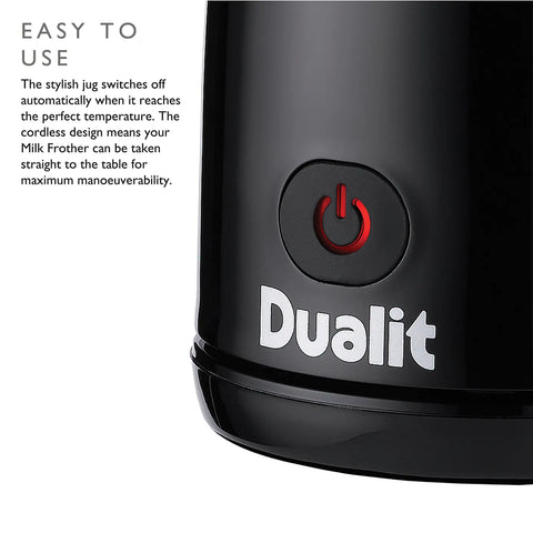 Dualit Milk Frother, 320ml, Black