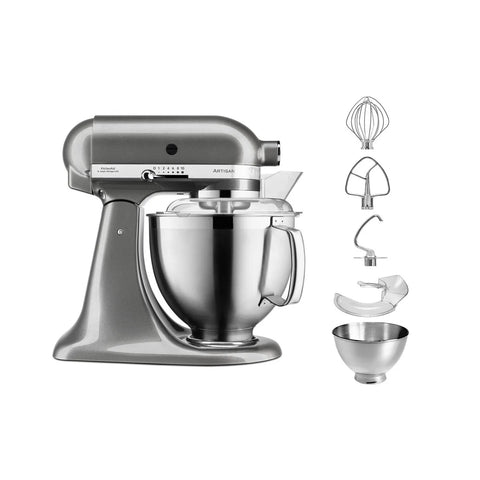 KitchenAid Artisan Premium Tilt-Head Stand Mixer, 4.8L, 300W, Medallion Silver