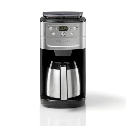 Cuisinart Professional Grind & Brew Plus Filter Coffee Machine, 1L, 1000 W, Silver Black