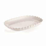 Guzzini Tiffany Serving Platter, Medium, Cream