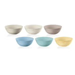 Guzzini Tierra 6 Piece Salad Bowl Set, Multi