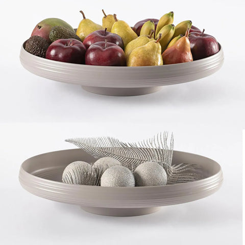 Guzzini Tierra Fruit Bowl, 42cmx30cm, Brown