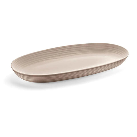 Guzzini Tierra Serving Platter, 41cmx22.9cm, Brown