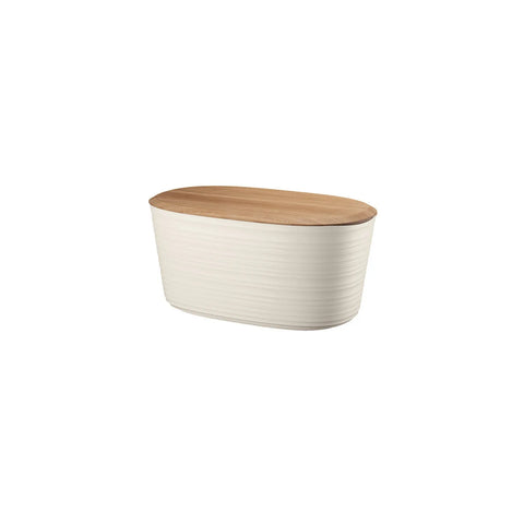 Guzzini Tierra Bread Box, 39.2cmx23.2cm, Light Cream