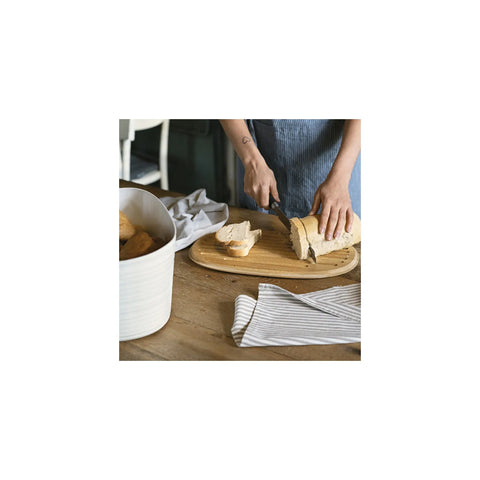 Guzzini Tierra Bread Box, 39.2cmx23.2cm, Light Cream