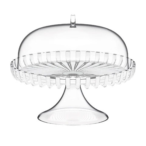 Guzzini Dolce Vita Cake Dome with Stand, 31cm, White