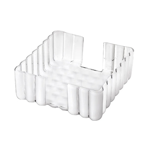 Guzzini Dolce Vita Napkin Holder, 19.6cmx19.6cmx8.4cm, White