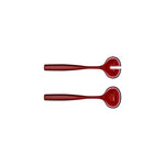 Guzzini Dolce Vita 2 Piece Salad Servers, 28cm, Red