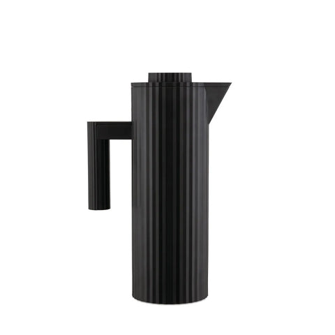 Alessi Plissé Thermo Insulated Jug, 1L, Black