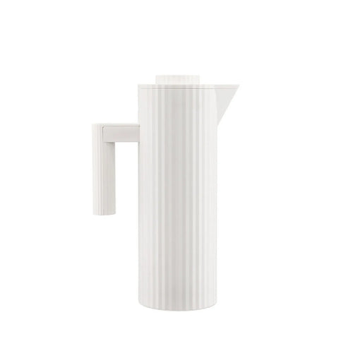 Alessi Plissé Thermo Insulated Jug, 1L, White