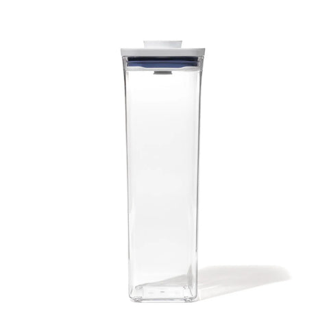 Oxo Square Tall POP Container, Small, 2.1L, White Transparent