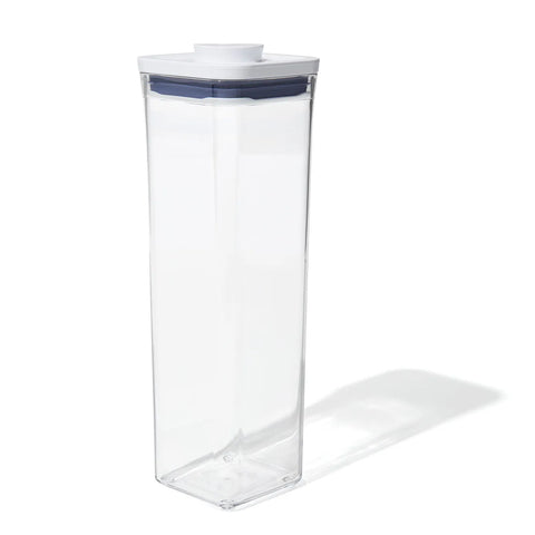 Oxo Square Tall POP Container, Small, 2.1L, White Transparent