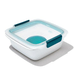 Oxo Prep & Go Salad Container, 6.3 Cups, White Multi