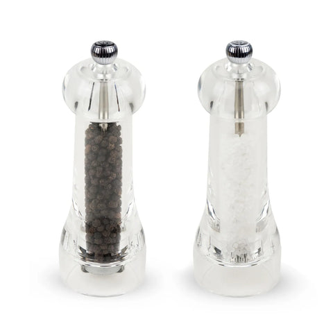 Peugeot Toul 2 Piece Salt and Pepper Grinder, 16cm, Transparent