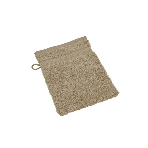 Karaca Wheat 100% Turkish Cotton Washcloth, 16cmX22cm, Mocha