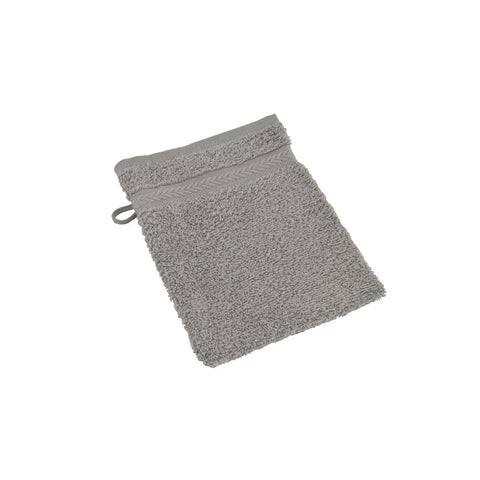 Karaca Wheat 100% Turkish Cotton Washcloth, 16cmX22cm, Light Grey