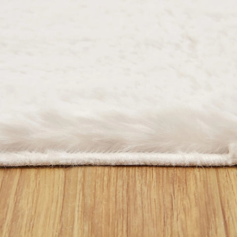 Kasmir Rugs 7/24 Premium Faux Fur Rug, 70cmx100cm, White