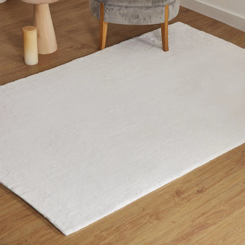 Kasmir Rugs 7/24 Premium Faux Fur Rug, 120cmx180cm, White