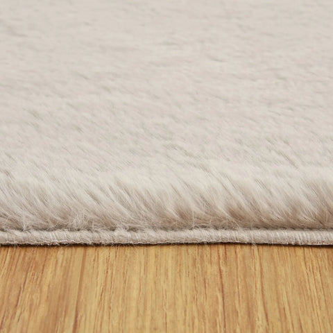 Kasmir Rugs 7/24 Premium Faux Fur Rug, 80cmx150cm, Grey