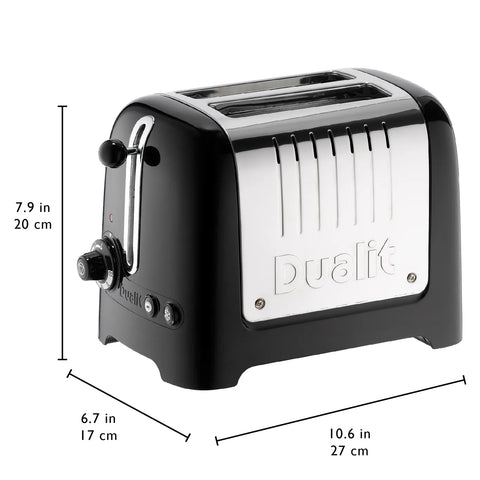 Dualit Silver Black Sandwich Toaster, 1100W