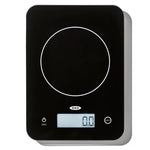 Oxo Everyday Glass Food Scale, 11lb/5kg, Black