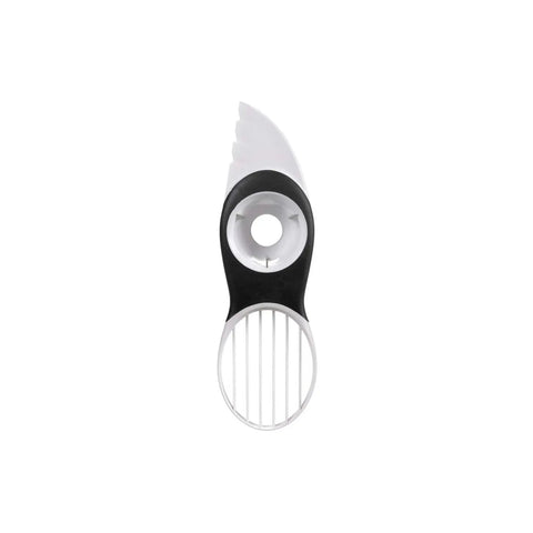 Oxo 3-In-1 Avocado Slicer, 19cmx5.7cmx2.5cm, White Black