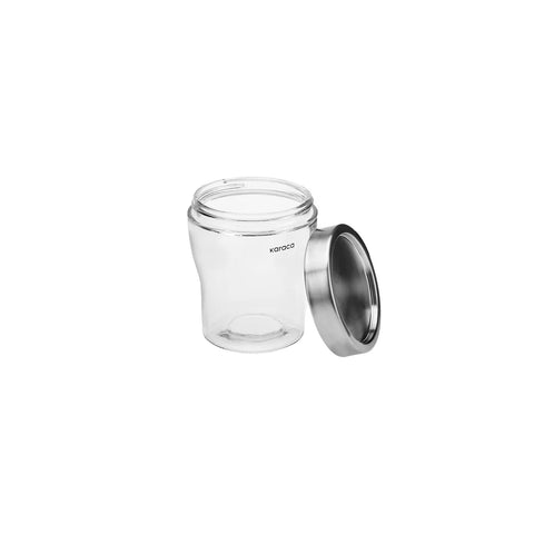 Karaca Danica Glass Storage Container, Small, Silver