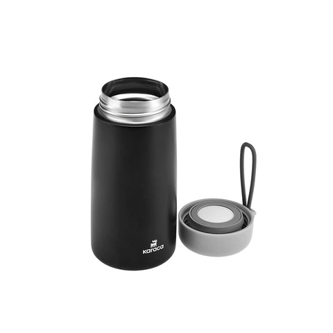 Karaca Remus Stainless Steel Flask, 270ml, Black