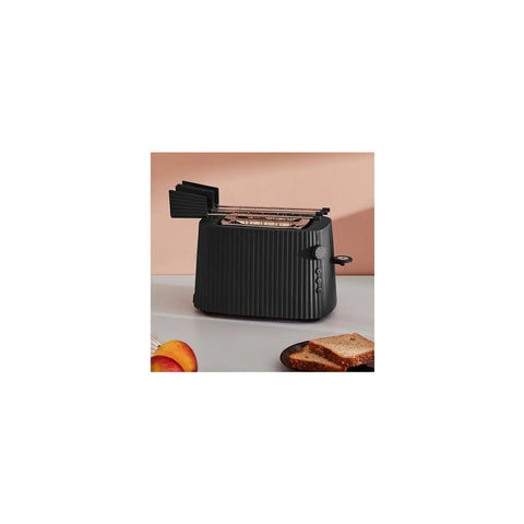 Alessi Plisse Toaster, 850W, Black