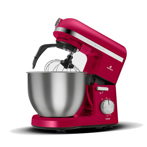 Karaca Mastermaid Chef Pro Zero Side Tech Stand Mixer, 5L, 1500W, Red