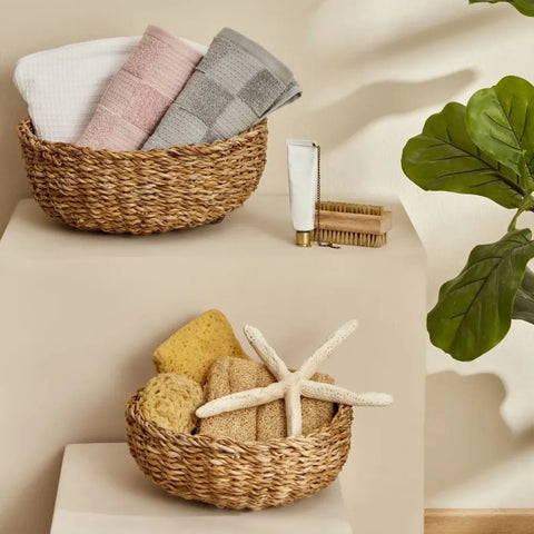 Karaca Scatola Seagrass Storage Basket