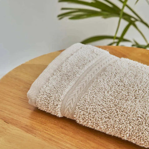 Karaca Home Wheat 100% Turkish Cotton Guest Towel, 30cmx50cm, Mocha