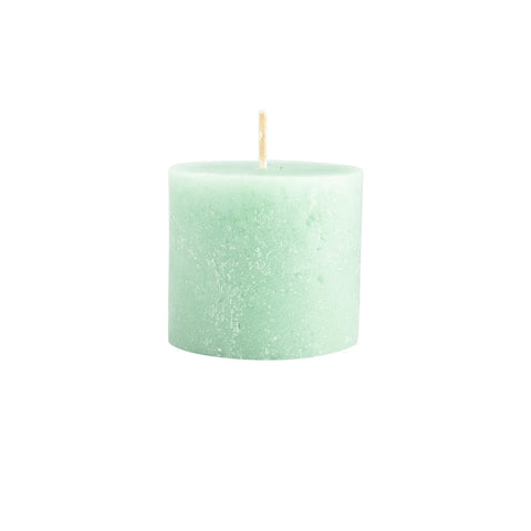 Karaca Andy Cylinder Candle, 6.5cmx6 cm, Light Green