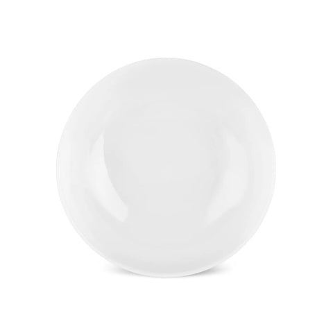 Karaca Even 56-Piece Bone China Dinner Set for 12 People, White