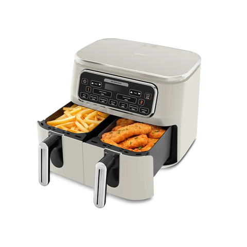 Karaca Air Cook Duo 2-in-1 Air Fryer with Stew Function, 8L, 2500W, Starlight