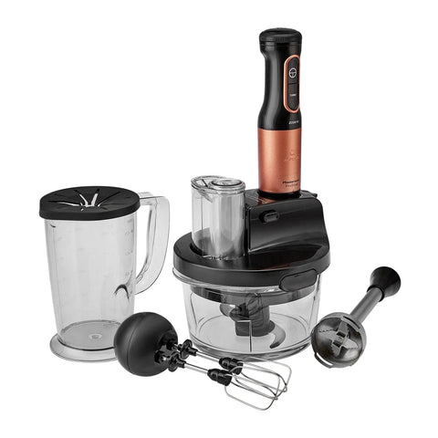 Karaca Mastermaid ProSteel Glass Food Processor, 2500W, Black Copper