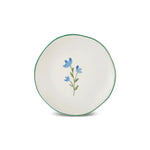 Karaca Primavera Stoneware Bread Plate, 16cm, Blue Flowers