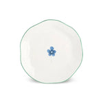 Karaca Primavera Stoneware Bread Plate, 16cm, Blue Flower