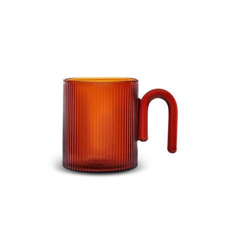 Karaca Miracle Glass Mug, 320ml, Brown