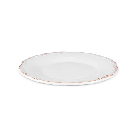 Karaca​ Elizabeth Ceramic Side Plate, 20cm, Ecru