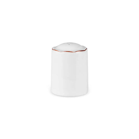 Karaca​ Elizabeth Ceramic Salt Shaker, Ecru