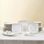 Karaca Vesta 52-Piece New Generation Bone China Dinner Set for 12 People, Gold