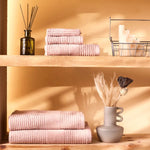 Karaca Home Rachel Supreme 100% Turkish Cotton Towel Set, Light Rose