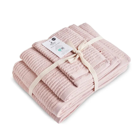 Karaca Home Rachel Supreme 100% Turkish Cotton Towel Set, Light Rose 