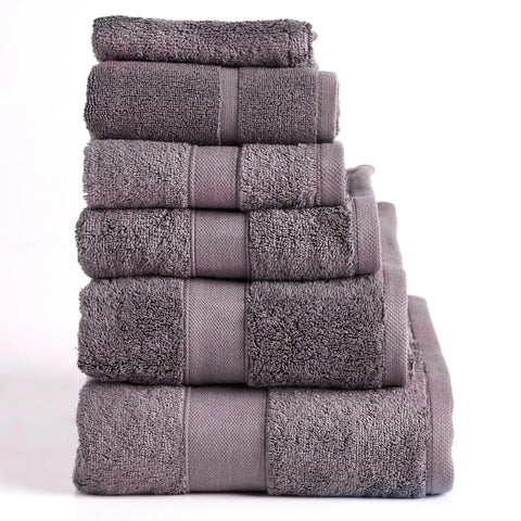 Karaca Home Joey Egyptian Cotton Towel Set, Anthracite